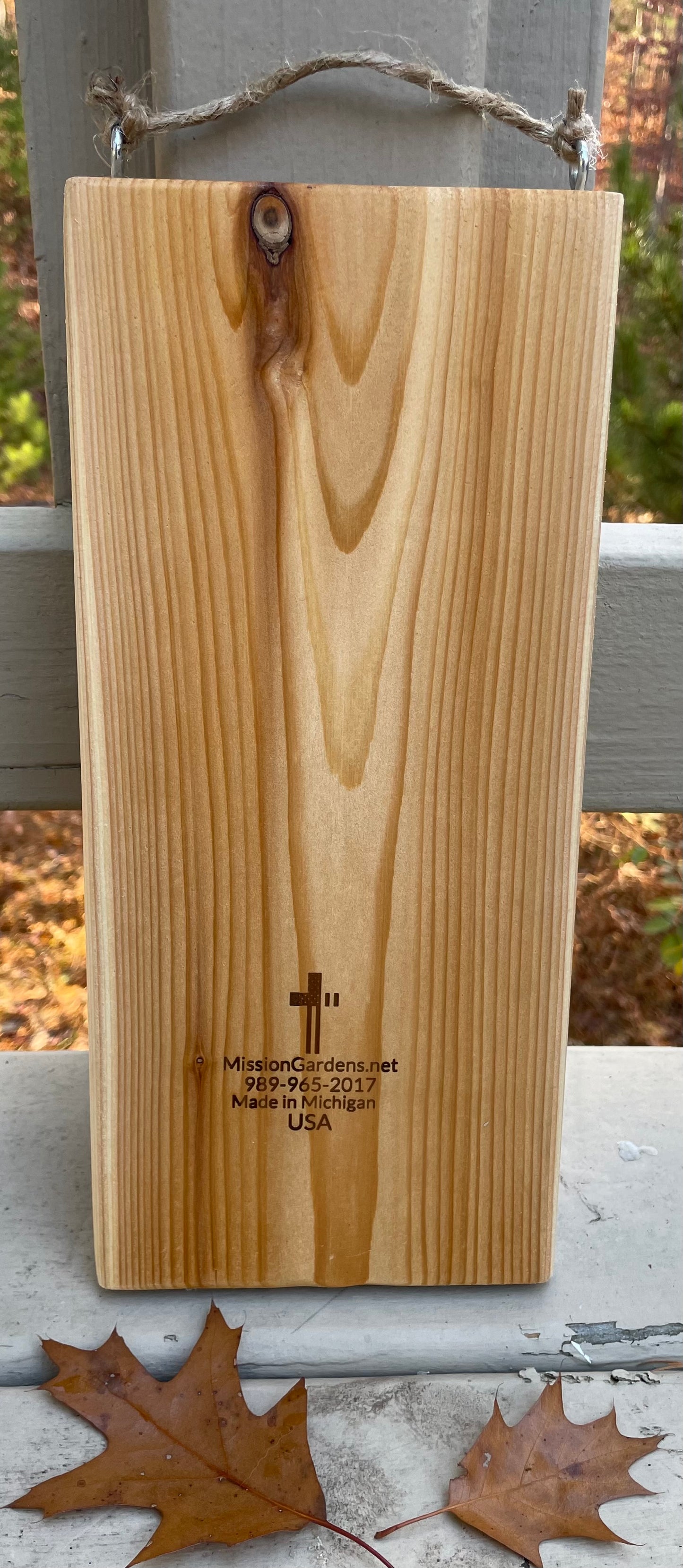 The Lord’s Prayer (Cedar)