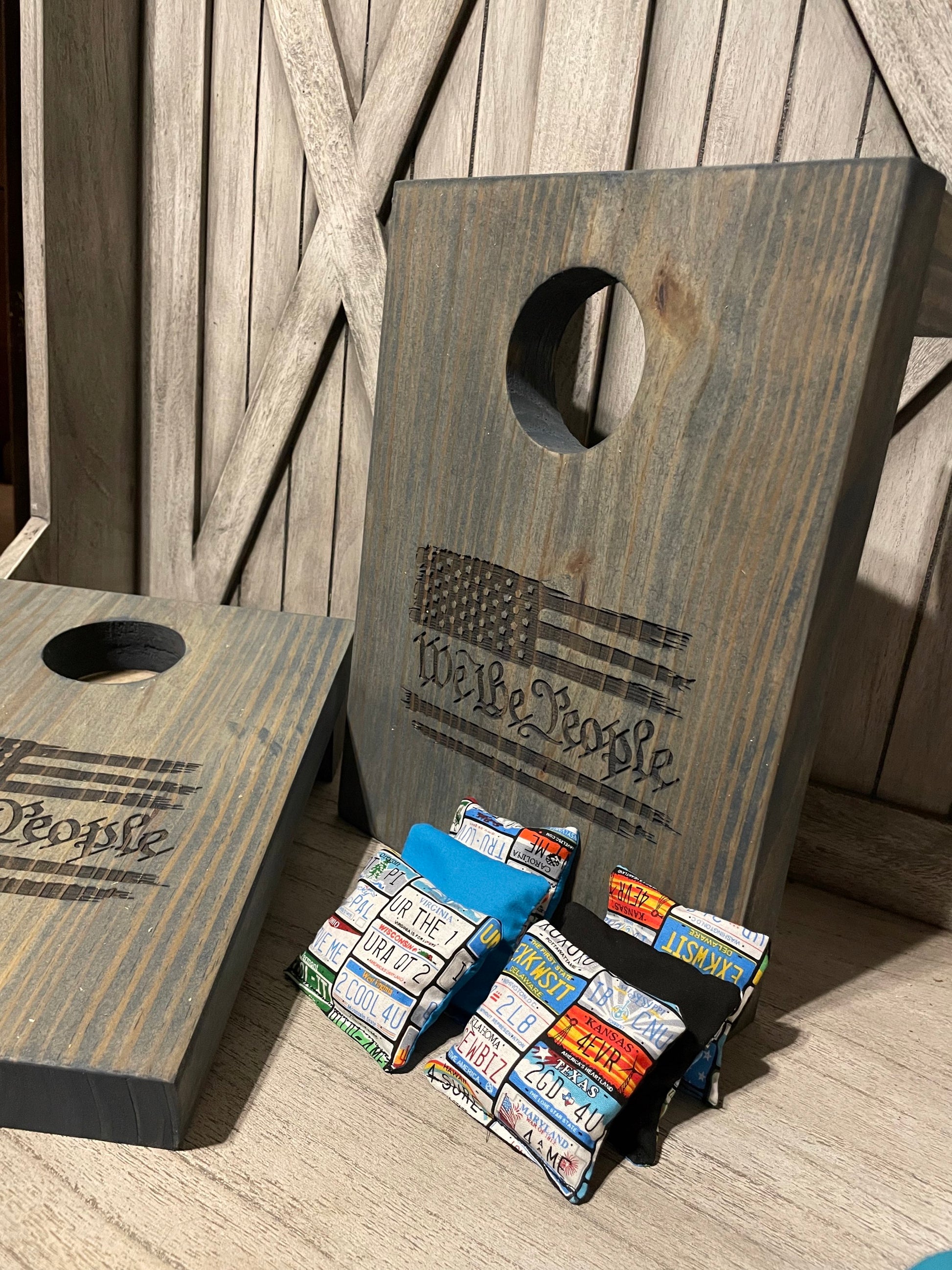 We The People Tabletop Cornhole Set BBL image 1