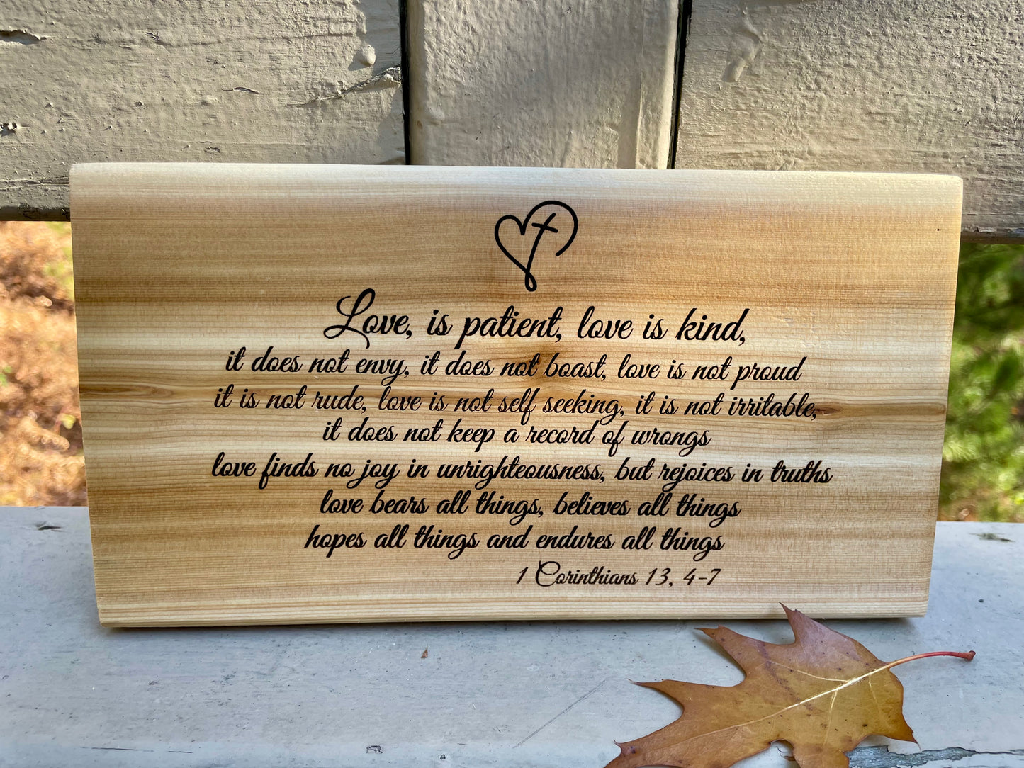 Love Scripture (Cedar)