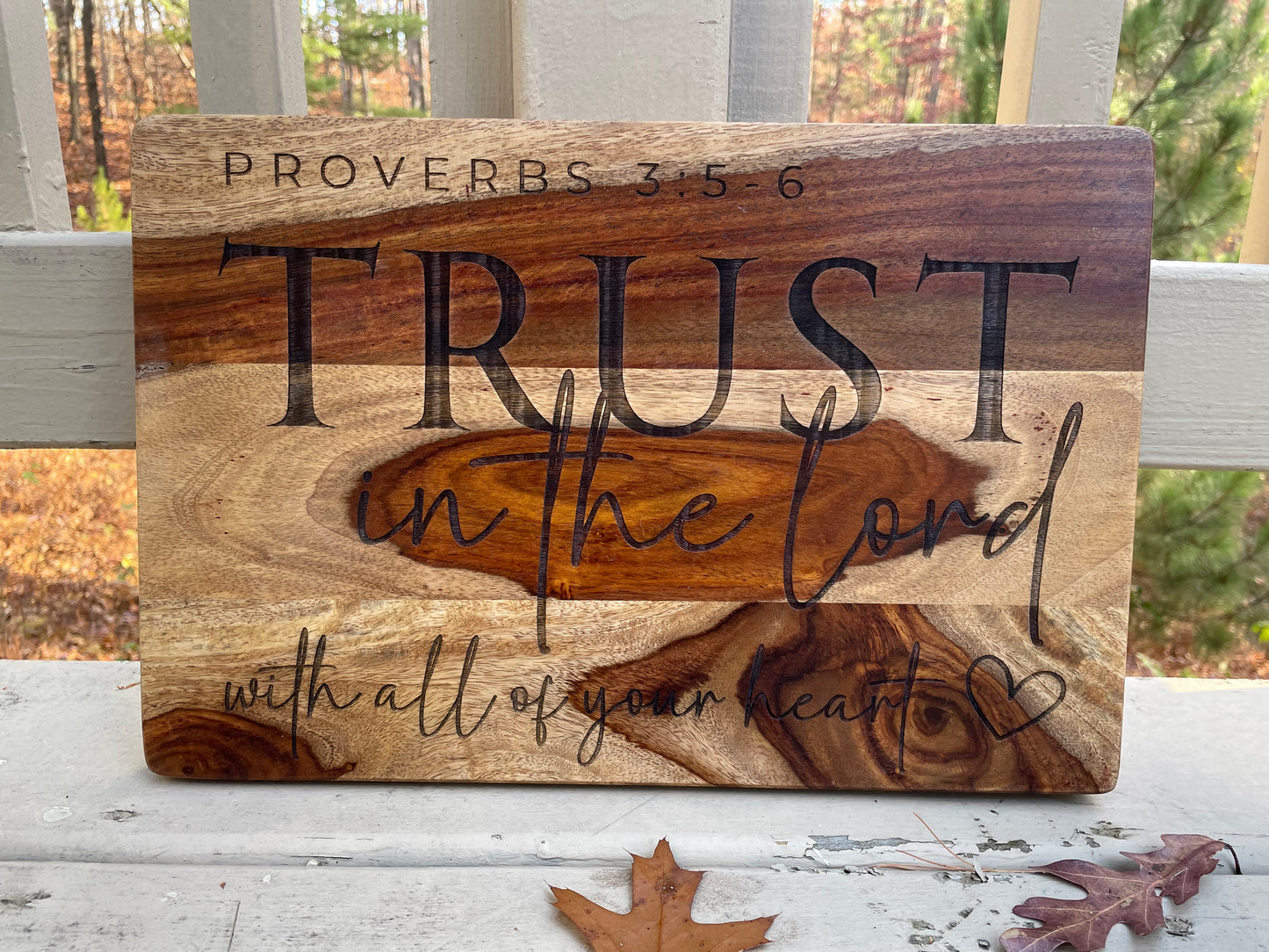 Trust In The Lord (Rosewood)
