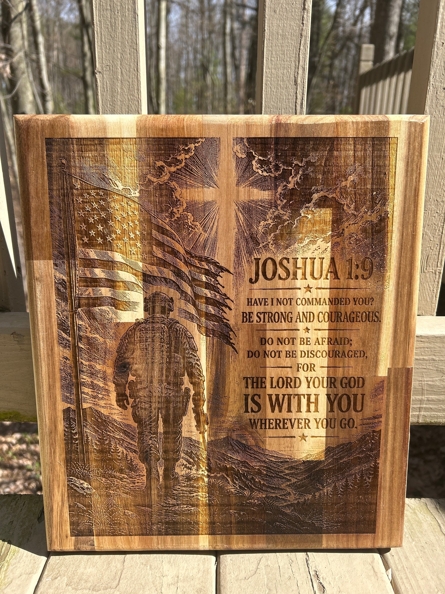 Joshua 1:9 (Our Heroes) Acacia