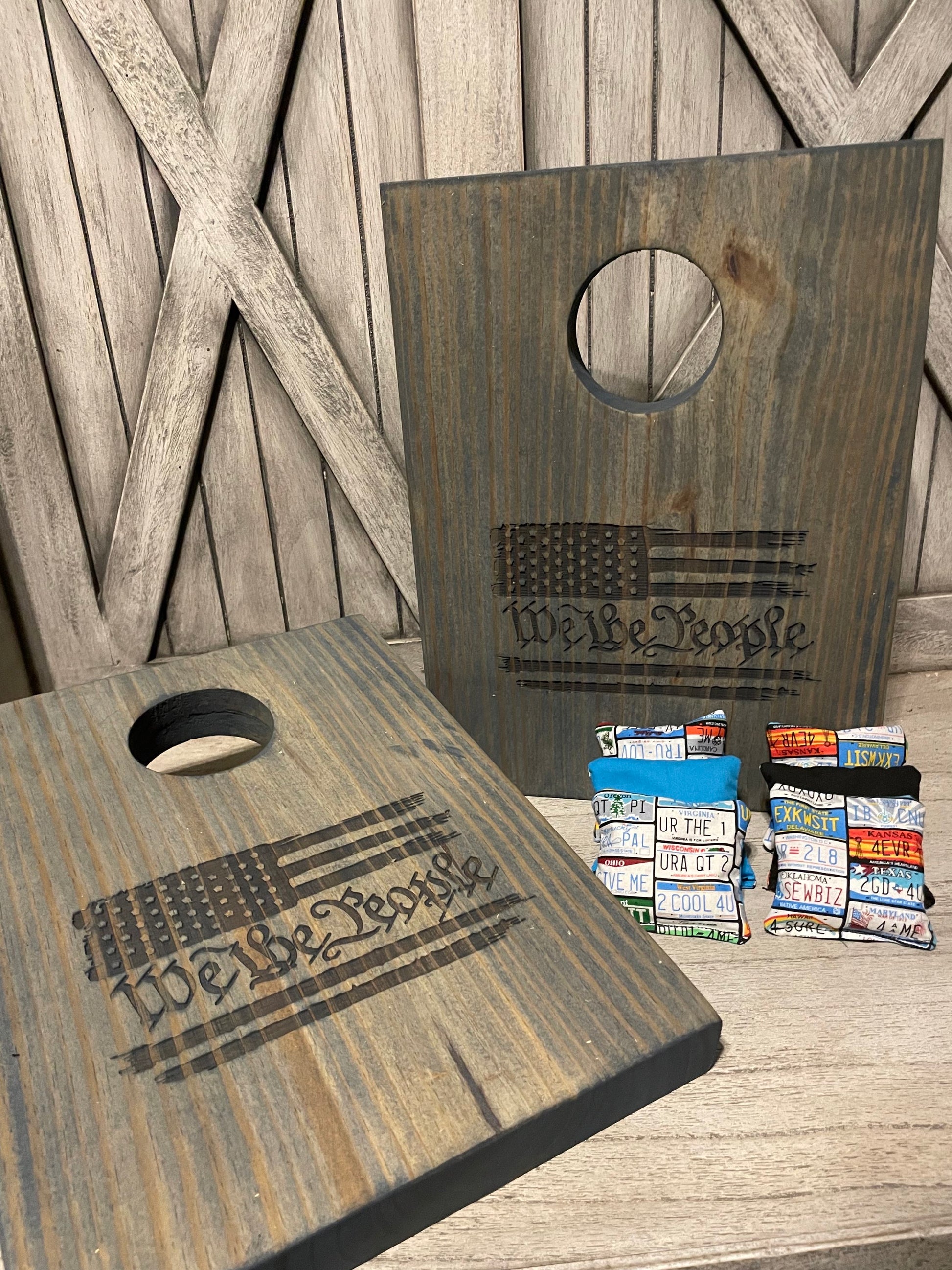 We The People Tabletop Cornhole Set BBL image 0