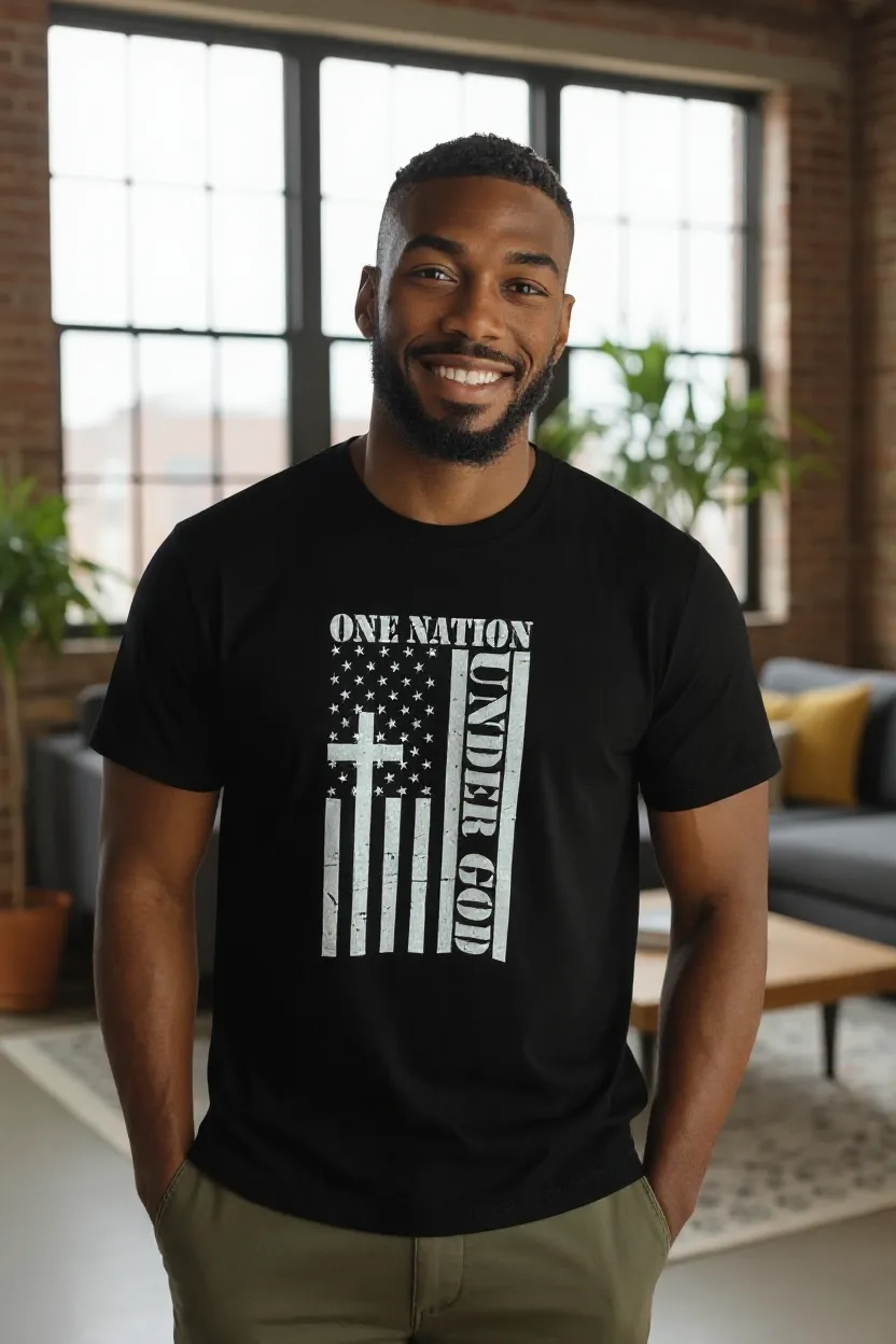 One Nation Under God Shirt  image 2