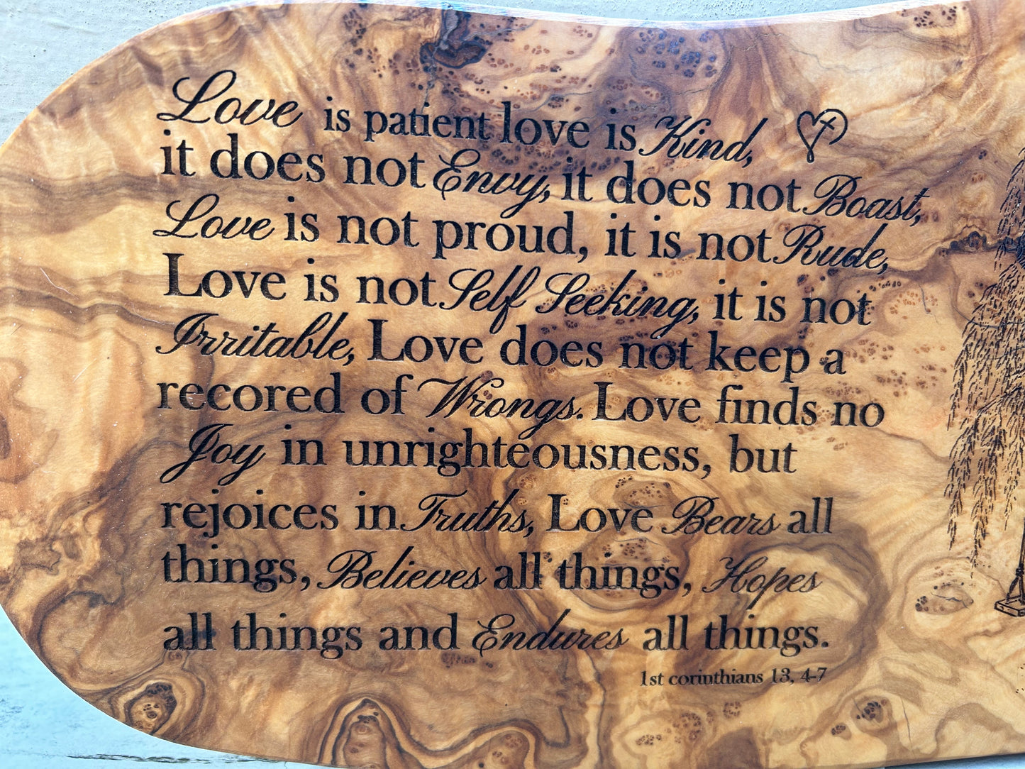 Love Scripture (Olivewood)