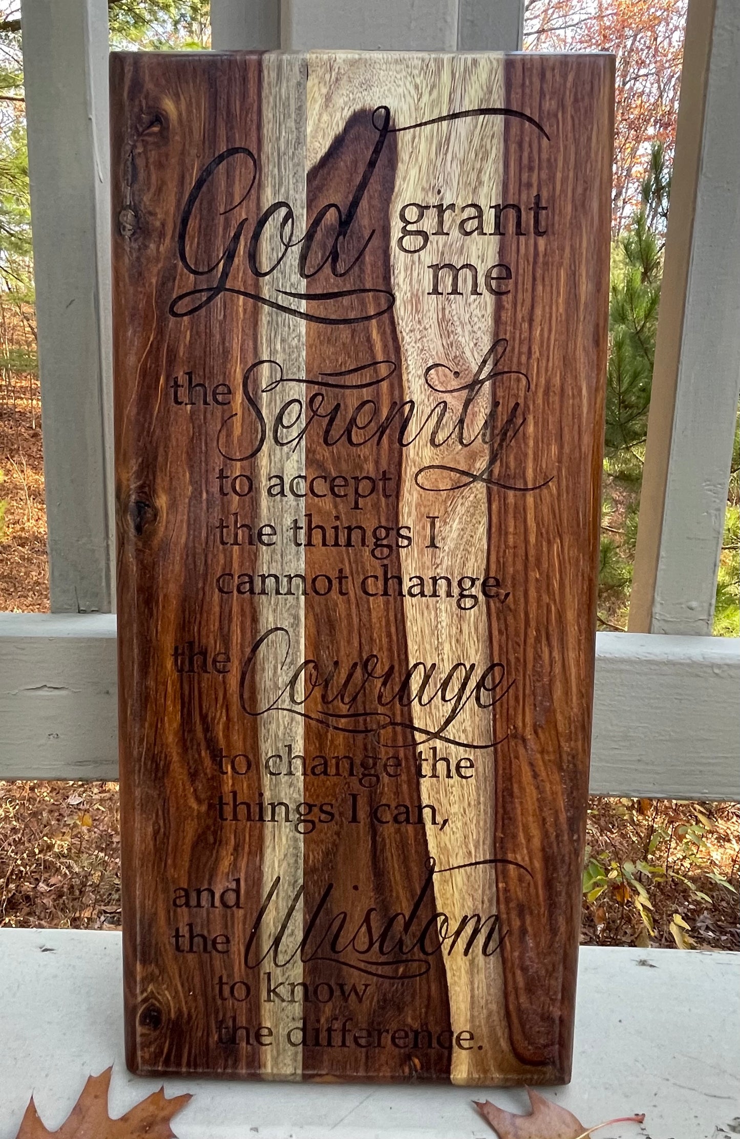 Serenity Prayer (Rosewood)