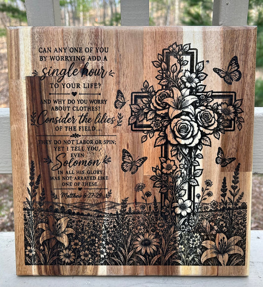 Rose Cross on Acacia