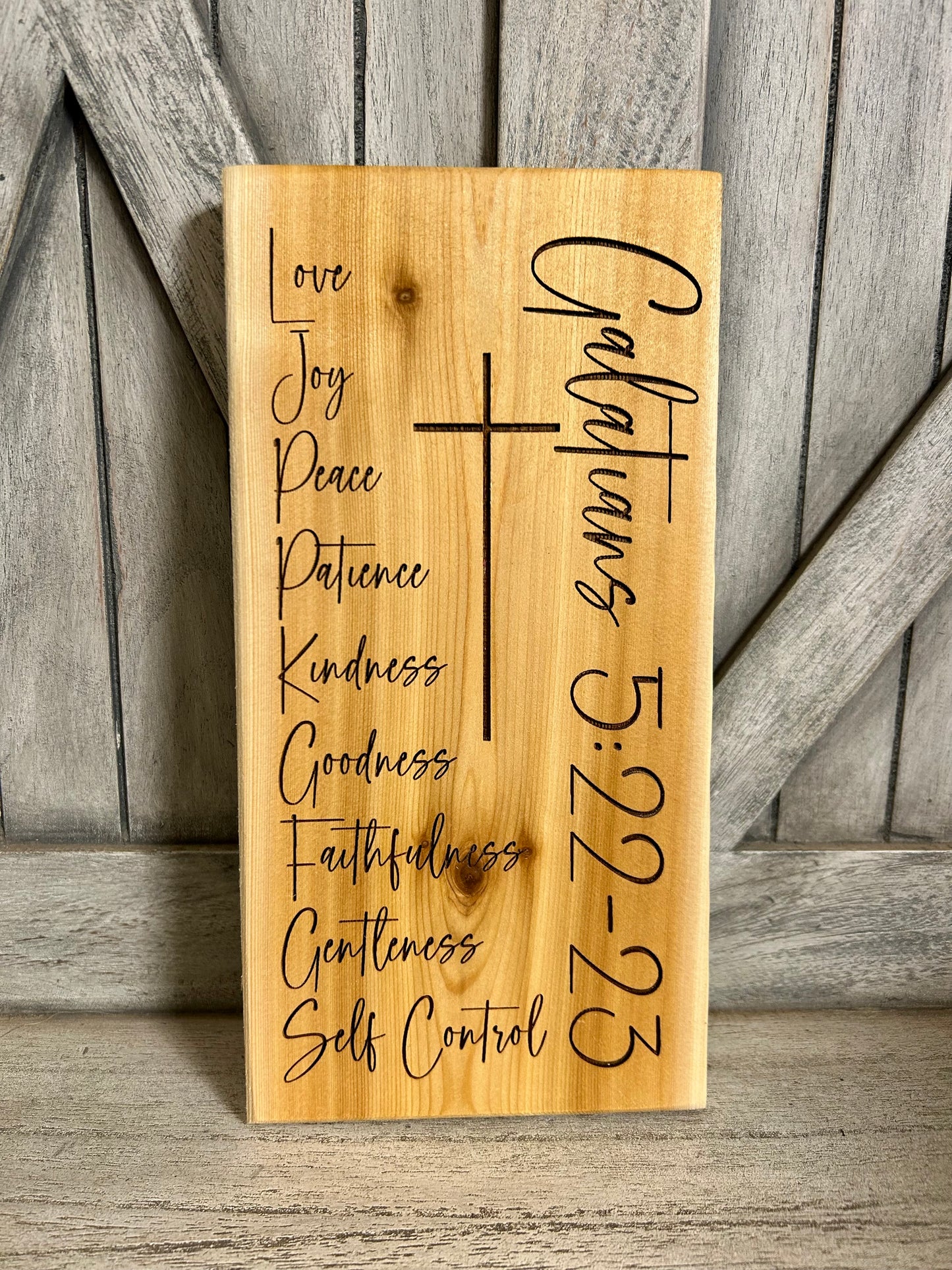 Fruits of the Spirit (Cedar)