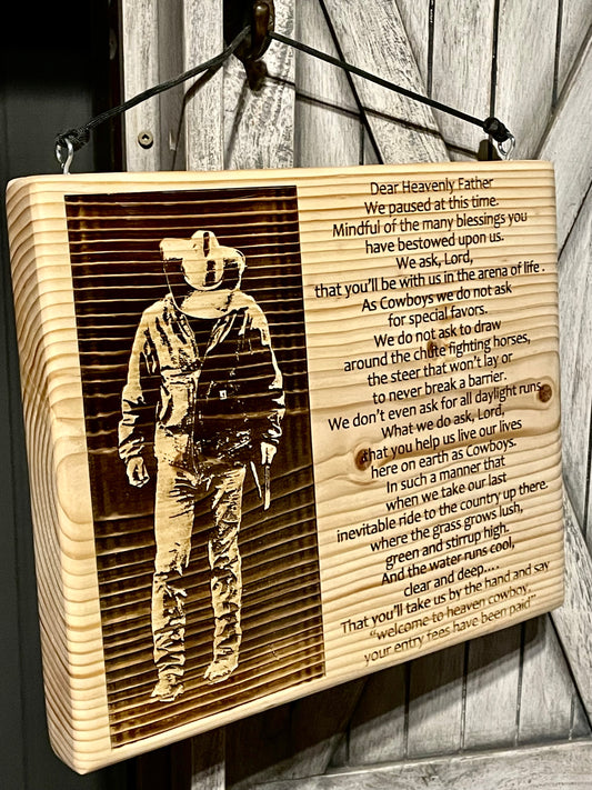 Cowboy Prayer Memorial
