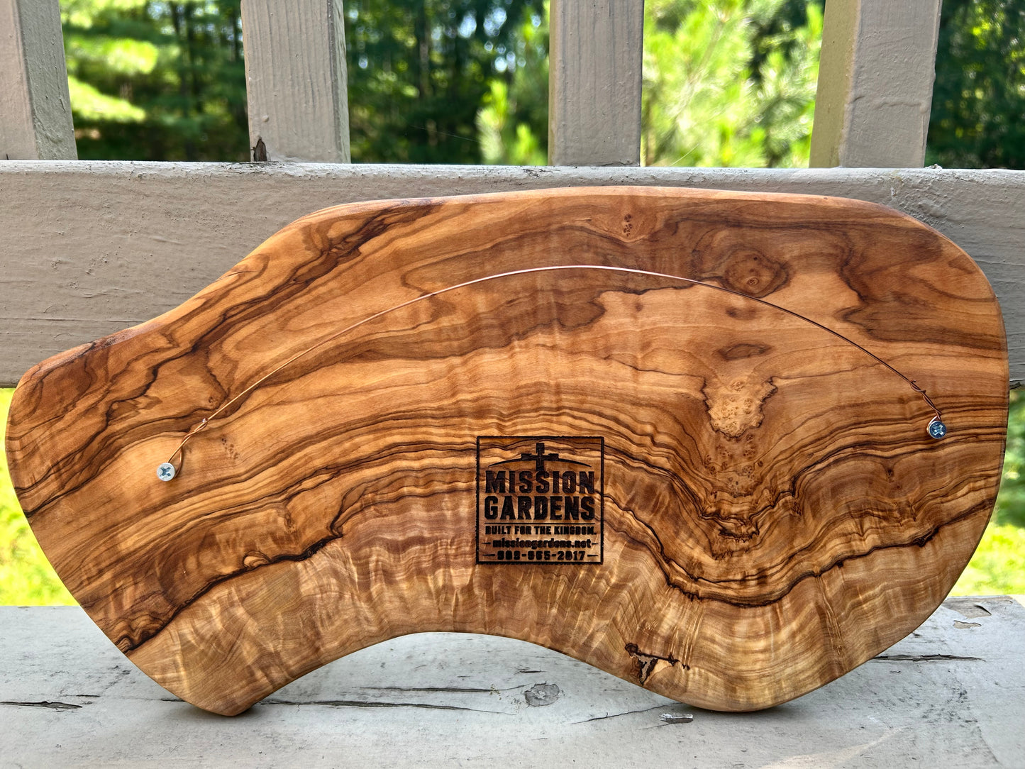Fishing Couple (Olivewood)