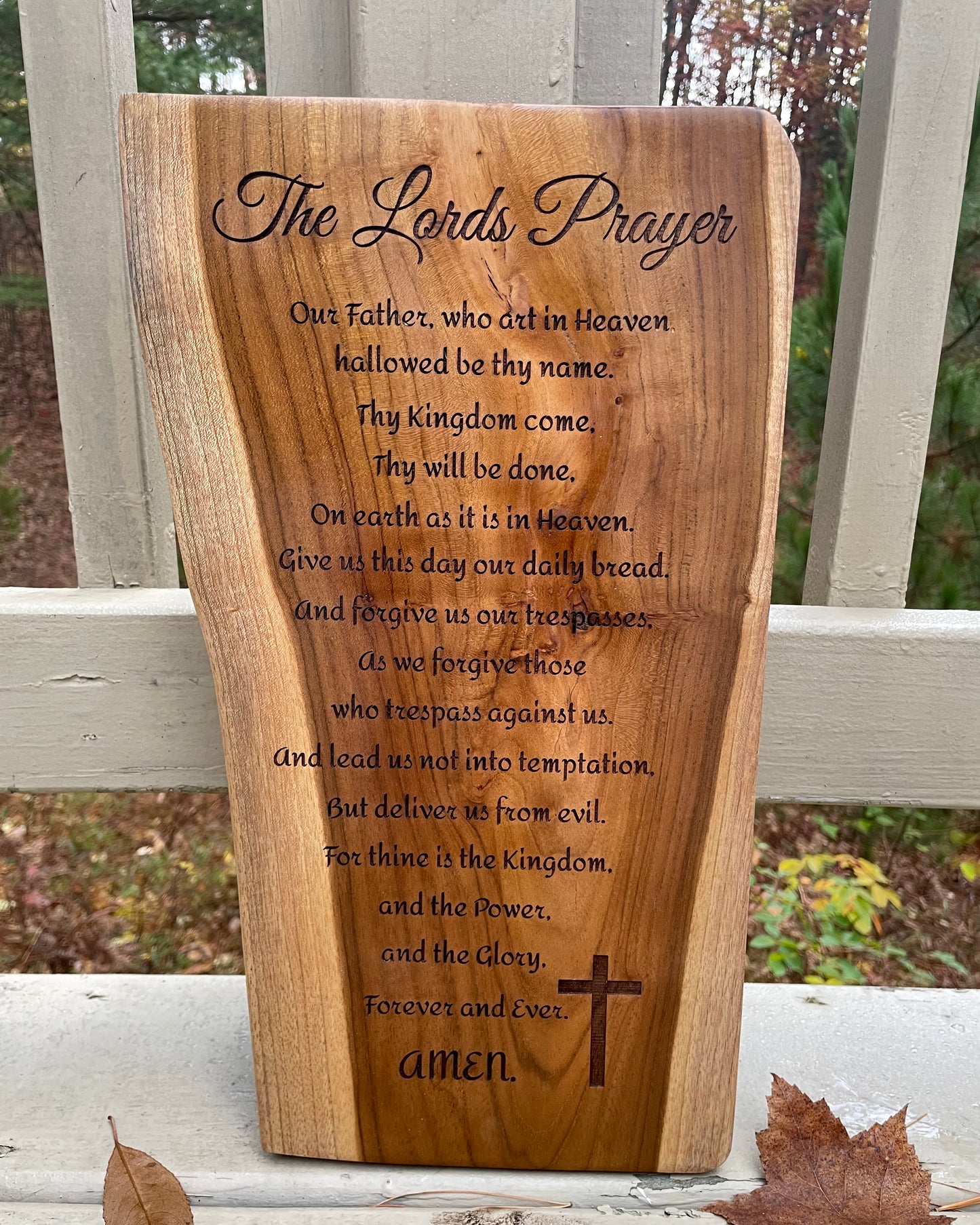 The Lord’s Prayer (Teak)