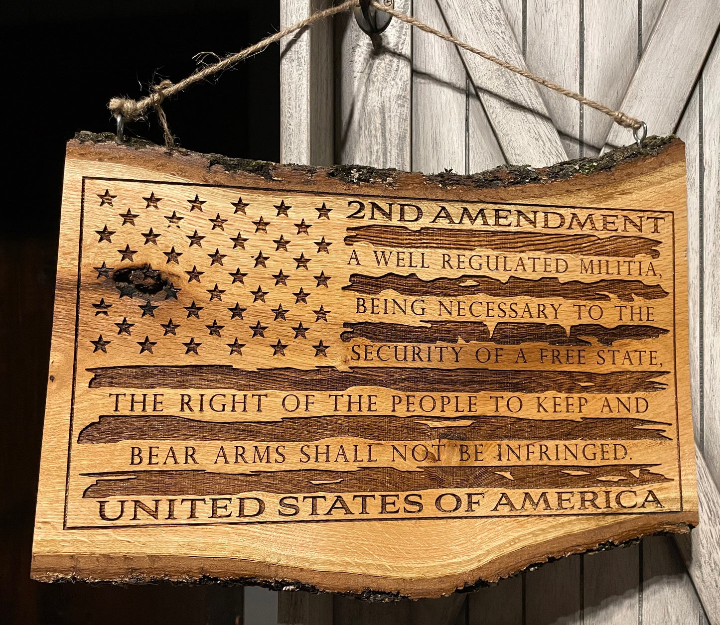 Second Amendment on Oak