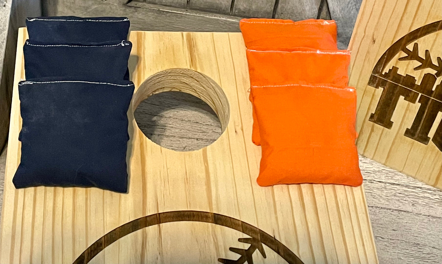 Detroit Baseball Tabletop Cornhole Set