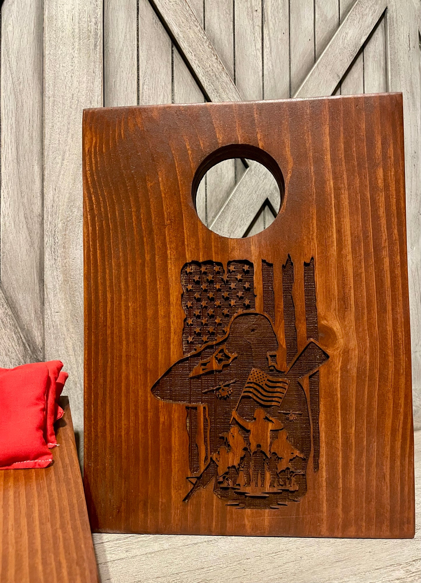 American Hero Tabletop Cornhole Set