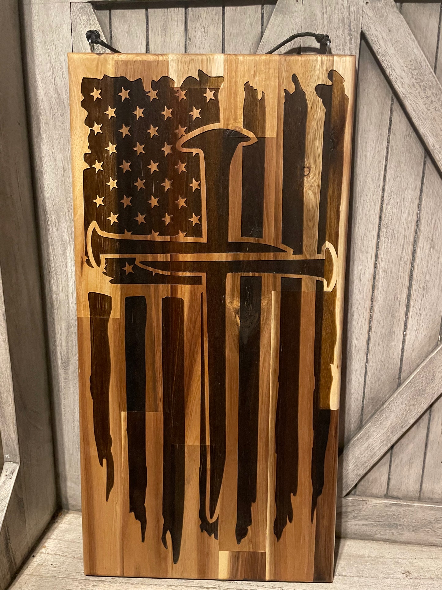 Rugged Flag Cross