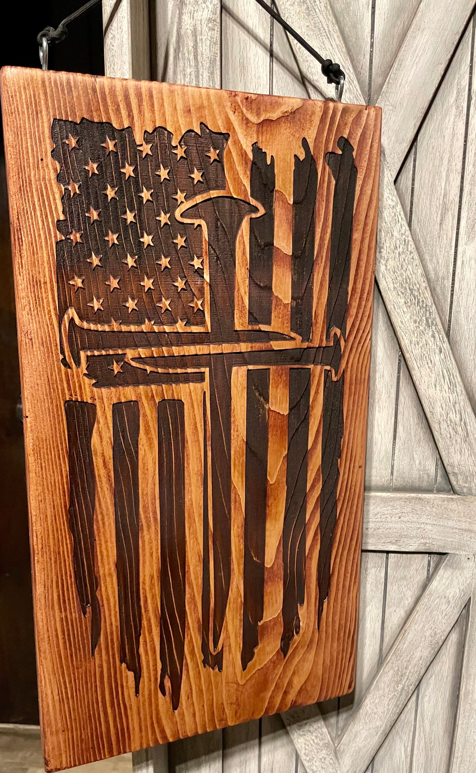 American Flag with Nails (NMWP) image 0
