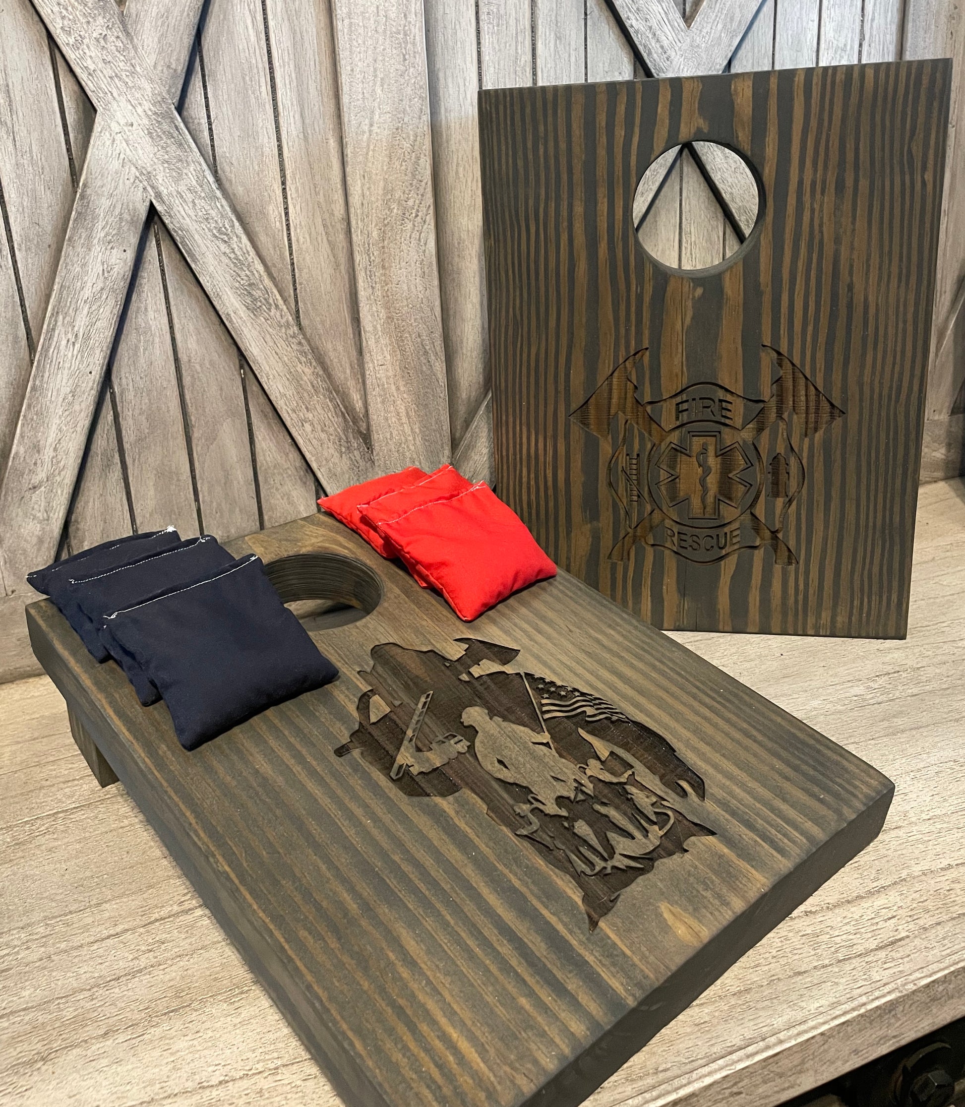Firefighter Cornhole Set SRN image 0