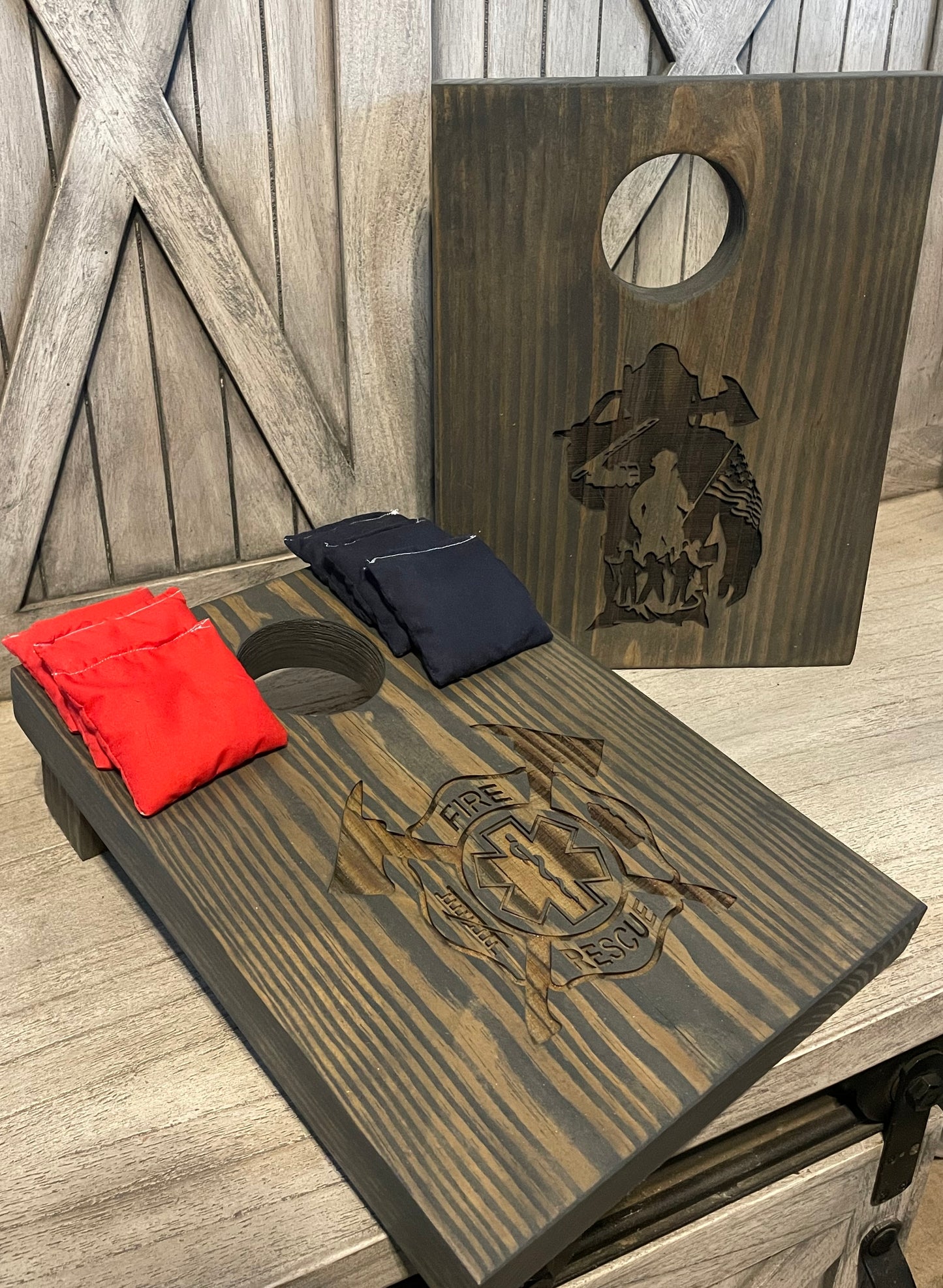 Firefighter Cornhole Set SRN image 6