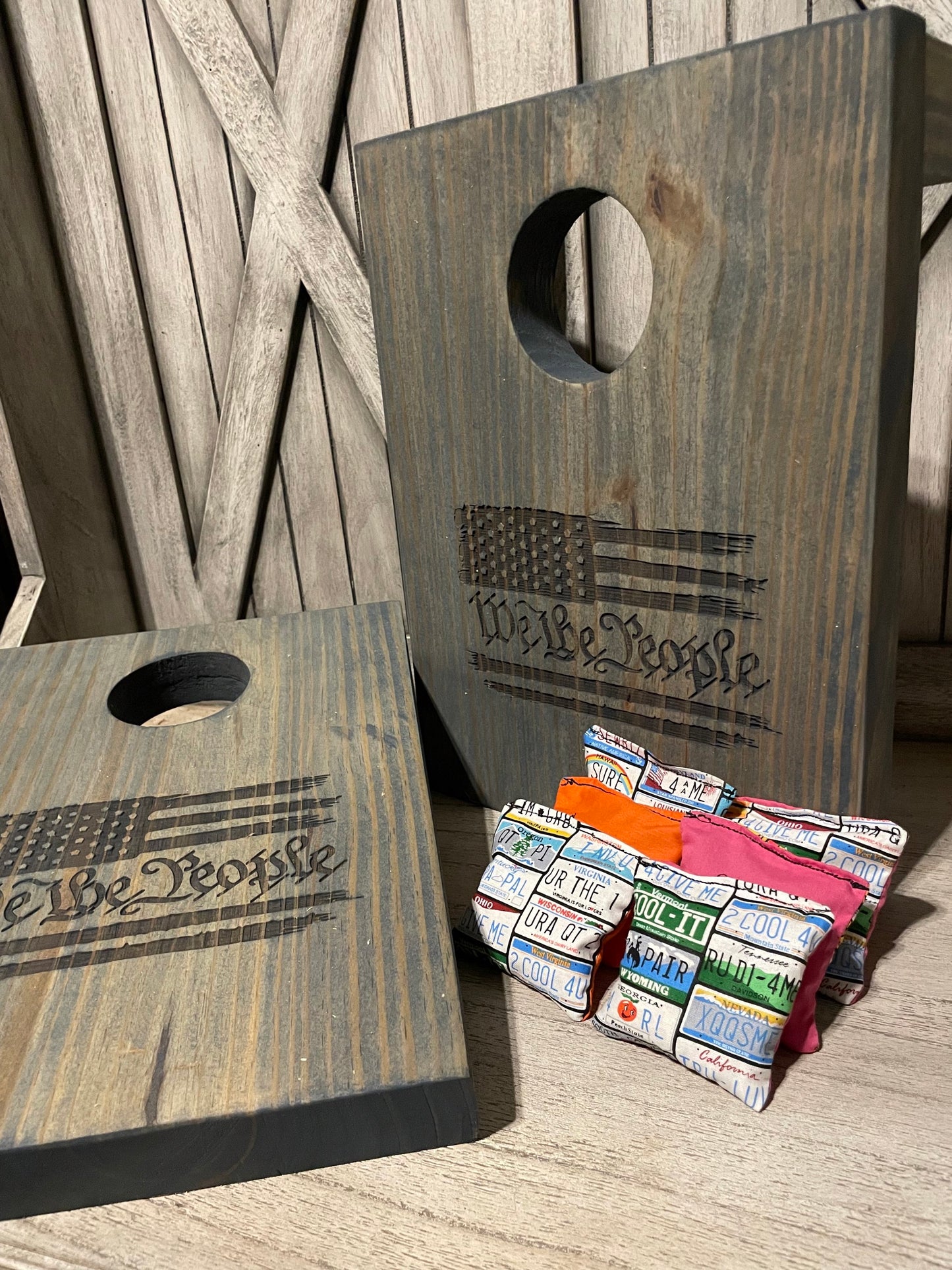 We The People Tabletop Cornhole Set POL image 1