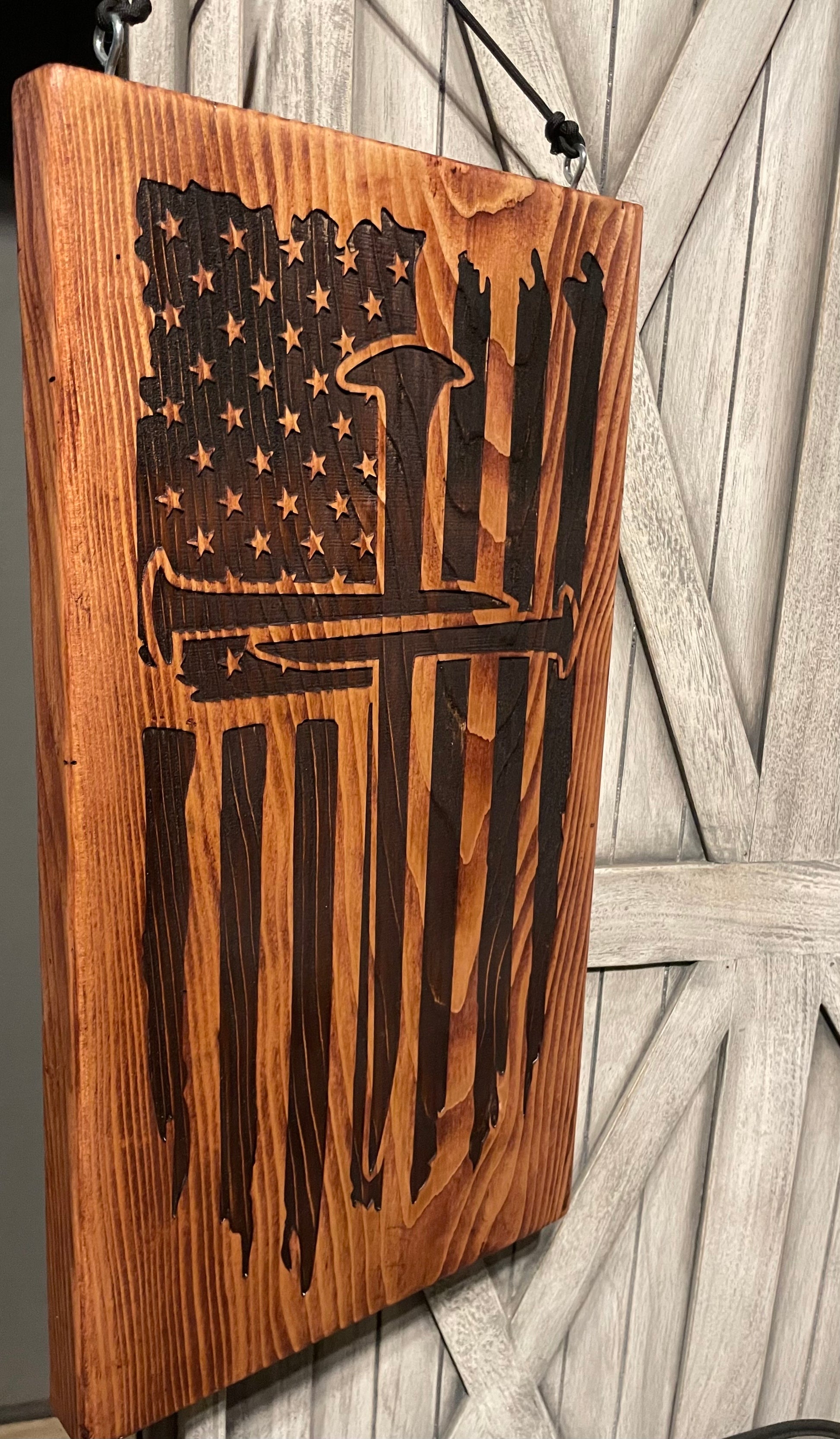 American Flag with Nails (NMWP) image 1