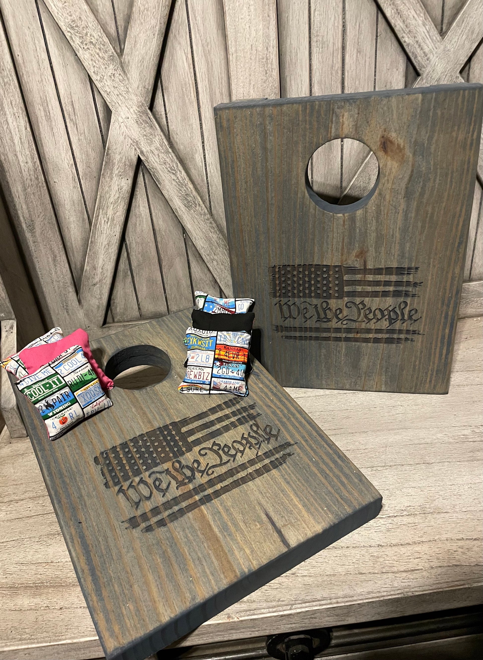 We The People Tabletop Cornhole Set PBL image 1