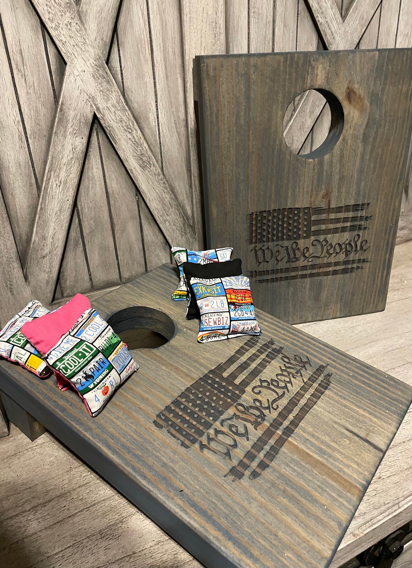 We The People Tabletop Cornhole Set PBL image 0