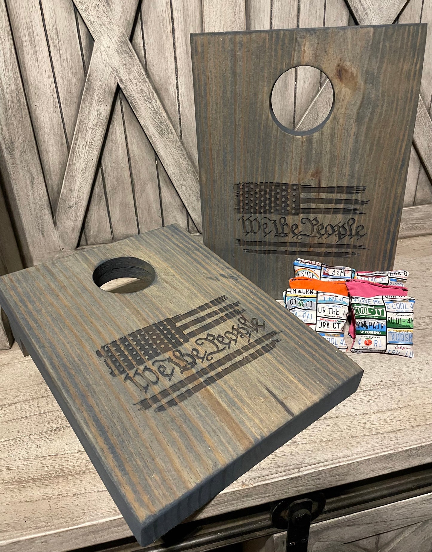 We The People Tabletop Cornhole Set POL image 0