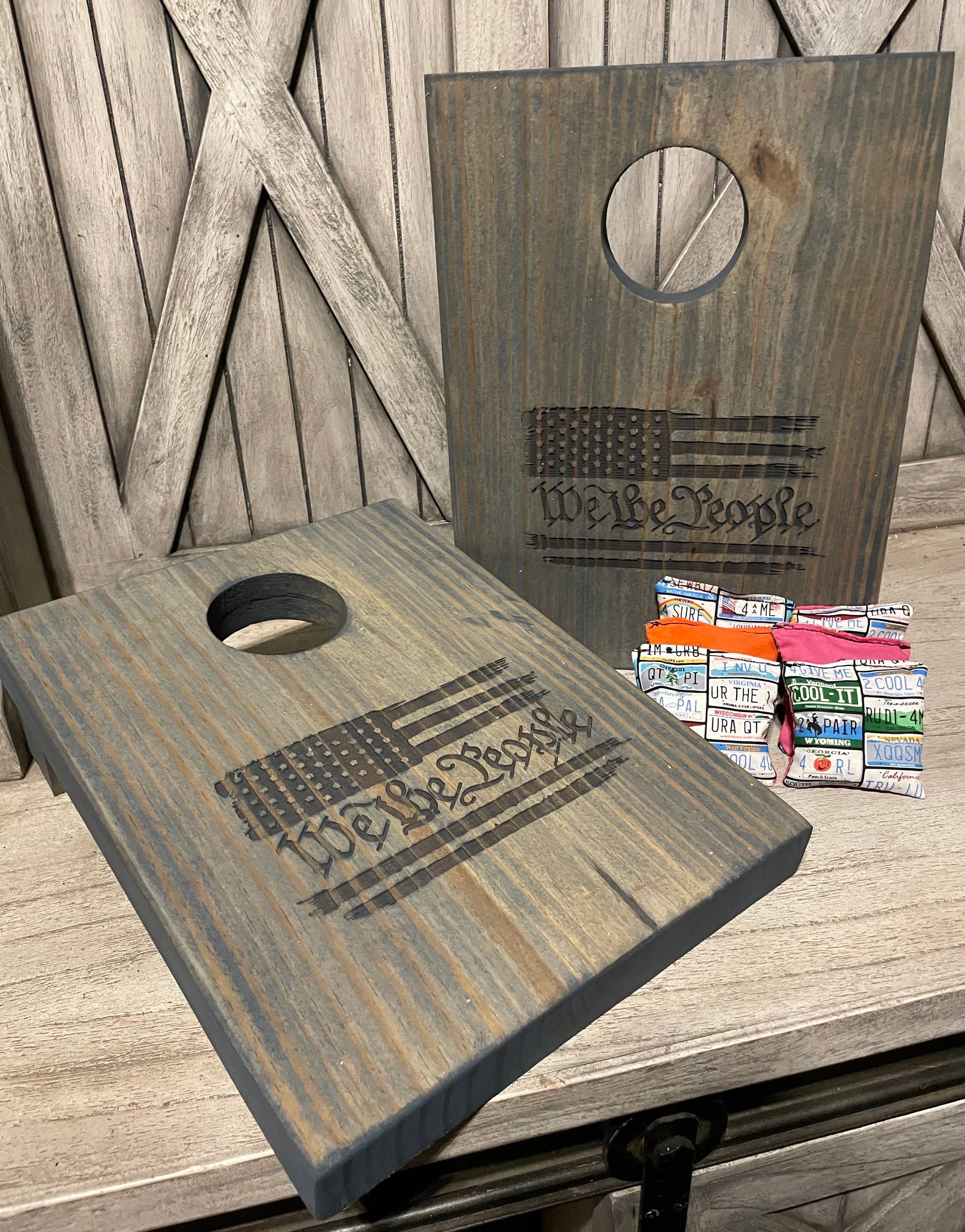 We The People Tabletop Cornhole Set POL image 0